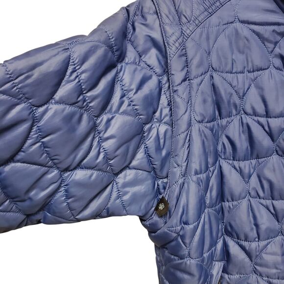 Vintage NIKE Jacket ACG Womens Medium Blue Puffer Full Zip Removable Sleeves 90s - Picture 6 of 14